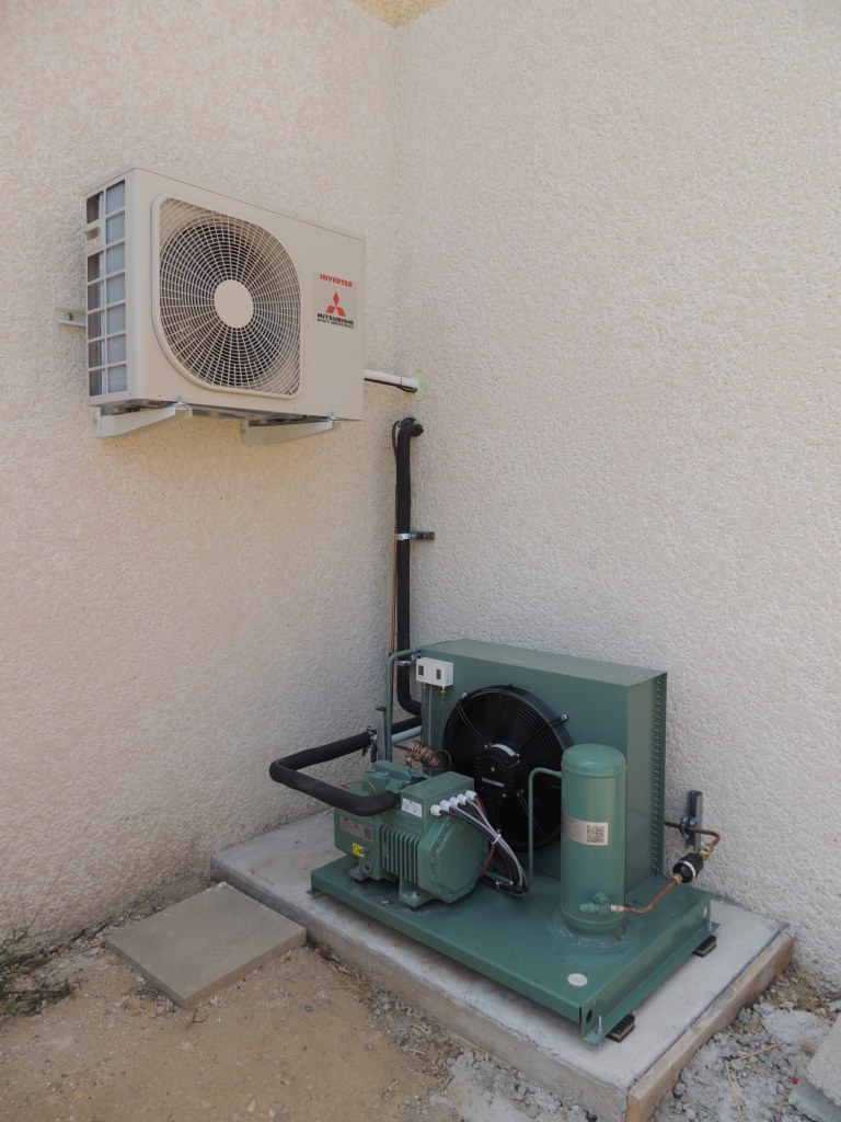 Installation groupe froid extérieur Bitzer