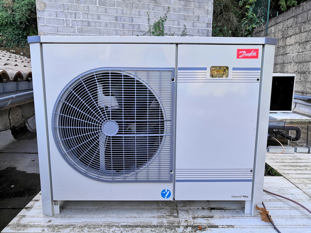 Installation du groupe froid extérieur Danfoss